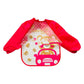 Yellow EVA Waterproof Long-Sleeve Baby Bib