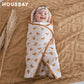 Newborn Swaddle Wrap – Cotton, Breathable, Head Protection