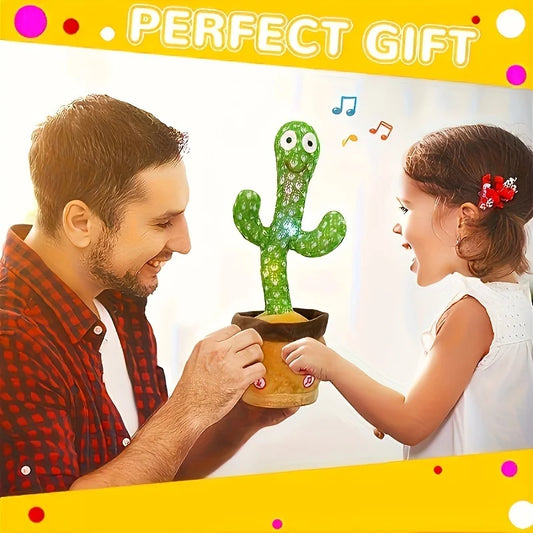 Talking Dancing Cactus – Light-Up Mimicking & Singing Toy for Kids