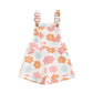 Kids' Overalls – 0-6Y Sleeveless Denim Jumpsuit with Prints
