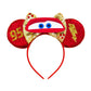 Sparkly Sequin Bow Ear Headband – Cute Cosplay & Party Hair Accessory
