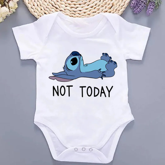 Kawaii Print Summer Baby Bodysuit – 100% Cotton One-Piece Jumpsuit