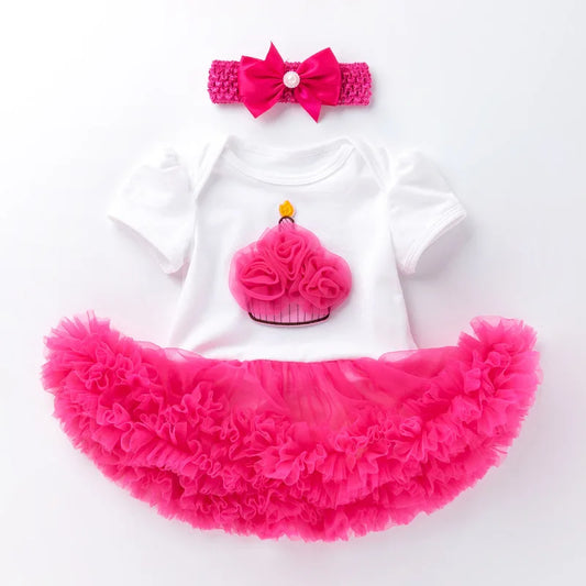 Baby Girl Summer Outfit – Short Sleeve Top & Skirt 2-Piece Set