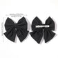 2pcs Cheer Bow Hair Clips - Grosgrain Ribbon, Delicate Bowknot for Kids