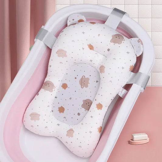 Non-Slip Baby Bath Cushion – Soft & Supportive Newborn Bathtub Mat