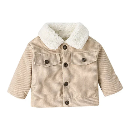 Winter Jacket for Baby Boys – Warm Cotton Coat for 0-3Y Toddler
