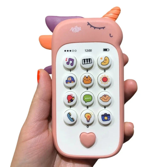 Baby Phone Toy – Musical Sound & Teething Early Education Toy for 0-12 Months