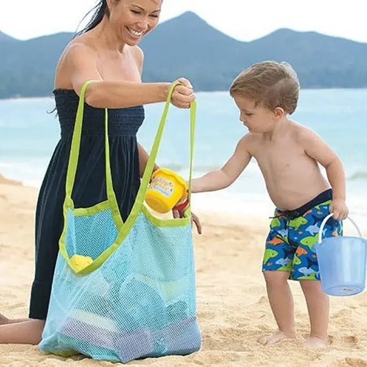 Portable Mesh Bag – Kids' Bath & Beach Toy Storage
