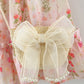 Baby Girl Summer Princess Dress – Floral Lace Outfit with Bag
