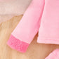 Japanese-Korean Style Pink Fluffy Skirt Suit – Soft & Warm Outfit