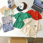 2PCS Kids Summer Outfit – Cotton T-Shirt & Shorts Set for Boys & Girls