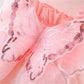 Baby Girl Princess Party Dress – Back Bow & Wing Embroidery Mesh Outfit (0-3Y)