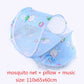 Portable Baby Bed with Folding Mosquito Net & Pillow – Newborn Cradle Mesh Tent