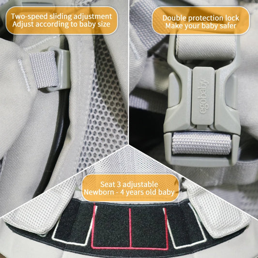 360° Baby Carrier – Multifunctional Breathable Sling Backpack for Infants & Toddlers