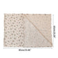 Cotton Muslin Baby Swaddle Blanket – Solid & Floral Print, Soft Newborn Crinkle Fabric, Stroller Cover