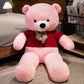 Bow Bear Plush – Soft Stuffed Teddy in Sweater Gift